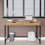 Hanah Home Atlas 1600-61 Escritorio de Estudio Atlantic Pine